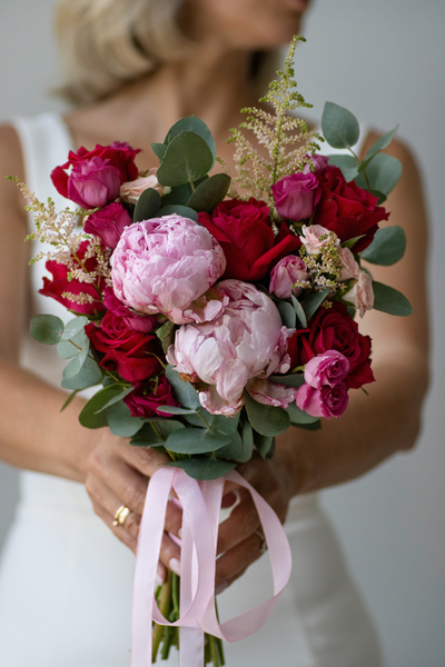 Букет невесты & Бутоньерка № 1301