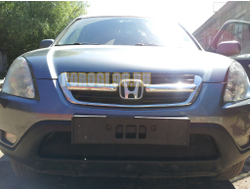 Защита радиатора Honda CR-V II 2002-2004 black