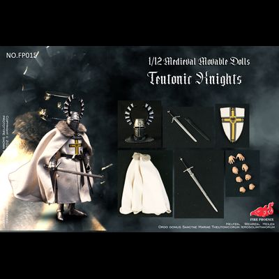 Рыцарь тевтонского ордена - Коллекционная фигурка 1/12 SCALE Medieval Teutonic Knights (FP015) - FIRE PHOENIX