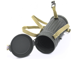 Контейнер для противогаза немецкий (металлический) времен Второй мировой войны 1/6 (D80124) - DID