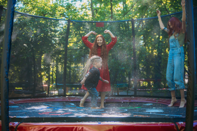 Батут BERG Elite Red 330 + сетка Deluxe