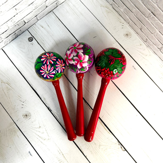 Погремушка детская 150*50 мм круглая ассорти