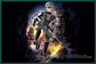 # 75119 Сборная Фигура «Сержант Джин Эрсо» / “Sergeant Jyn Erso” Buildable Action Figure