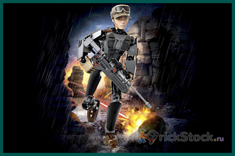 # 75119 Сборная Фигура «Сержант Джин Эрсо» / “Sergeant Jyn Erso” Buildable Action Figure (2016)