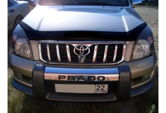 Дефлектор капота темный TOYOTA LAND CRUISER PRADO 2001-2008, NLD.STOLCP0112