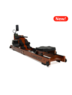 Гребной тренажер UNIX Fit Wood Rower Dark