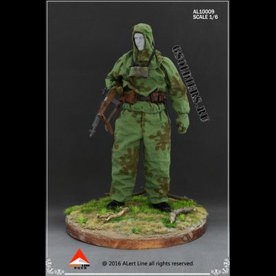 Советский снайпер с СВТ-40 - коллекционная фигурка 1/6 WWII The Soviets sniper suit AL10009 - Alert Line