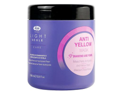 LISAP MILANO Маска для осветленных, мелированных и седых волос Light Scale Care Anti Yellow Mask, 1000 мл
