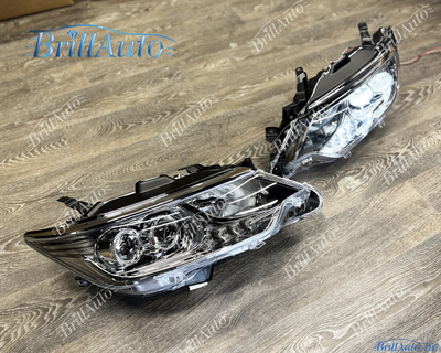 Фары Toyota Camry 55 Exclusive 2 линзы LED светодиодные