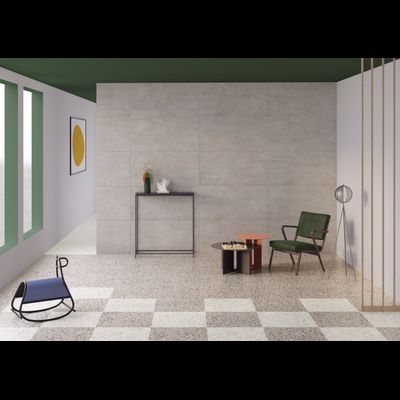 Beton-X, 60х60 см, керамогранит, Cветлый Лаппато Ректификат (9 мм), K949765LPR