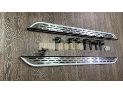 Пороги OEM Style для Geely Monjaro 2021-