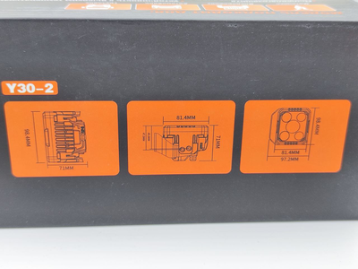 Билед модули Aozoom Y30-2 внешние (прямоугольные), 12V, 32W/64W, универсальное крепление (комплект, 2шт)