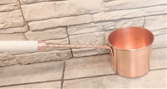 Медный ковш для бани. Россия  арт.141