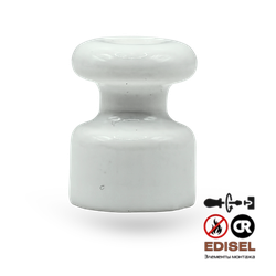 Изолятор 18x23 керамический белый