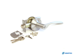 Ручка-защёлка дверная 8023-01-crm хром матовый купить в Челябинске | КВИРТЕК