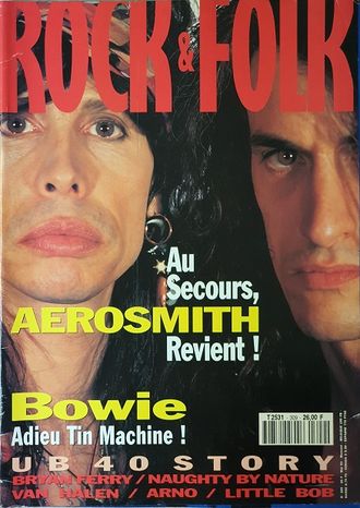 Rock &amp; Folk Magazine March 1996 David Bowie, Lou Reed, Иностранные музыкальные журналы, Intpressshop