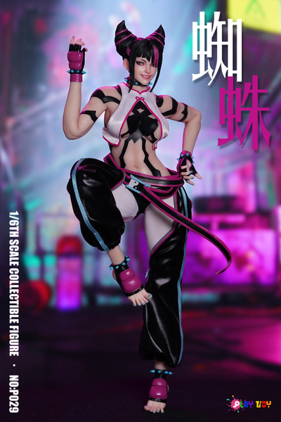 ПРЕДЗАКАЗ - Юри Хан (Street Fighter 6)  - Коллекционная ФИГУРКА 1/6 Spider Female Agent Gen 6 (P029) - PLAY TOY ?ЦЕНА: 26700 РУБ.?