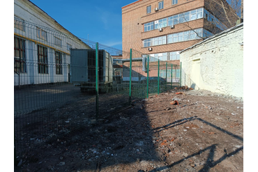 Установка 3Д ограждения с бетонированием столбов