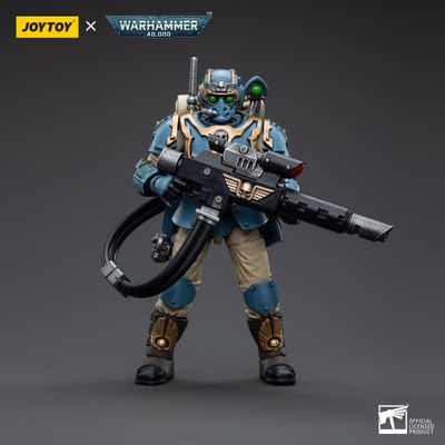 Имперская гвардия - Отпрыски Темпестус - 55-й полк Каппа-Орлов (Warhammer 40k) - КОЛЛЕКЦИОННАЯ ФИГУРКА 1/18 Astra Militarum Tempestus Scions Squad 55th Kappic Eagles Tempestus Scion 1 (JT5017) - JOYTOY