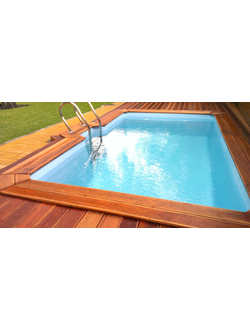 Композитный бассейн 3,98 х 2,61 х 1,55 "Руан" Franmer