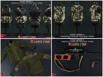 Спецназ ФСБ "Альфа" в Москве - Коллекционная ФИГУРКА 1/6 Moscow Theater Hostage Crisis (UD9007) - UJINDOU