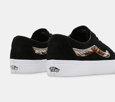 Кеды Vans Sk8-Low (Soft Suede) Black/Tiger