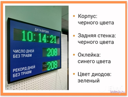 Электронное Табло уровня травматизма