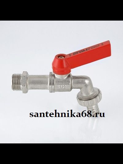 Кран водоразборный со съемным штуцером VALTEC VT.051 1/2 3/4 с носиком