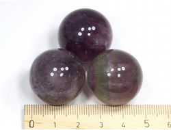 Шар Флюорит в ассортименте, Китай (24-25 мм, 25 г) №28568