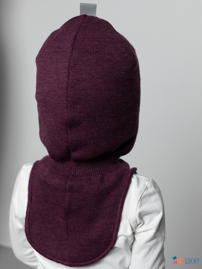 Шапка-шлем "NK"   20101-01, цвет сливовый р. 54-56