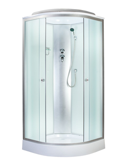 Душевая кабина Aquapulse 4122D fabric white (90*90*220 см)