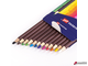 Карандаши художественные цветные пастельные BRAUBERG ART CLASSIC, 12 цветов, грифель 4 мм. 181535