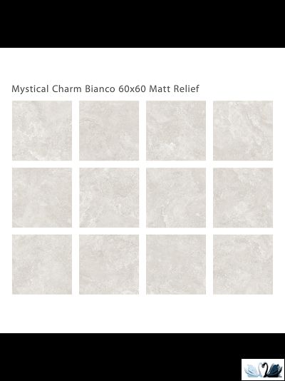 Керамогранит Staro Мистикал Чарм Бьянко\Mystical Charm Bianco 60х60 см матовый