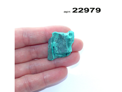 Малахит натуральный (необработанный) Заир арт.22979: 13,2г - 35*25*16мм