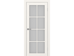Межкомнатная дверь "Турин-541" бежевый (стекло сатинато)