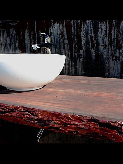 столешницы под раковину из массива лиственницы