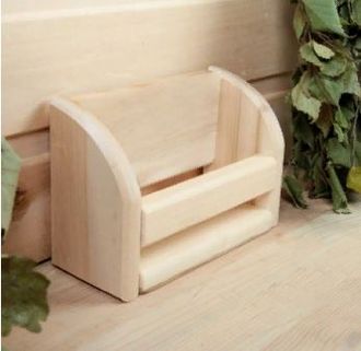 Полочка для масел, 4 пузырька, 17х11см, липа