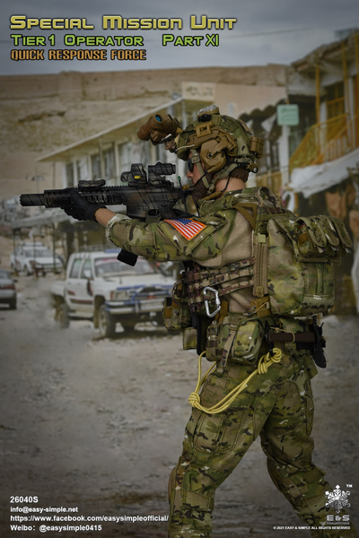 Боец сил специальных операций США, эксклюзивная версия - Коллекционная ФИГУРКА 1/6 Tier 1 SMU Operator Part XI QRF Excusive Version (26040S) - Easy&Simple