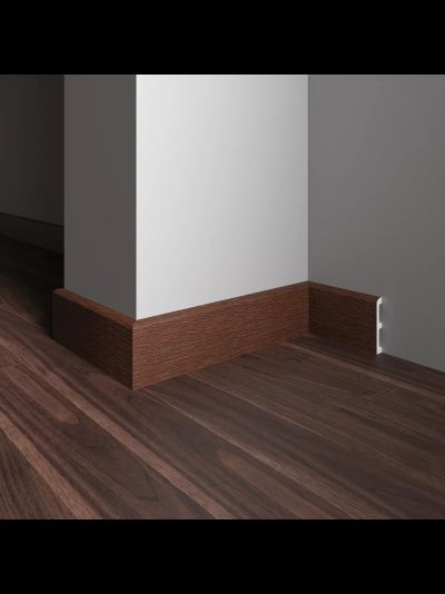 Напольный плинтус Decor-Dizayn 706-82SH, влагостойкий, ударопрочный, 2,4 метра