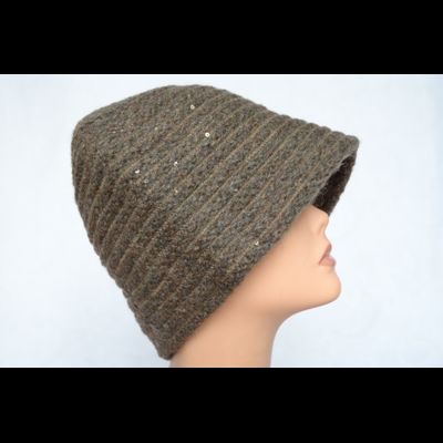 Итальянская шляпа зимняя Vizio Италия 6126 F1 шоколад