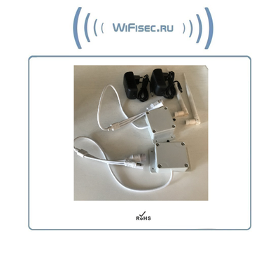 AP 101 (v.2) Комплект приёмник-передатчик без проводов до 1000 м. Ethernet (LAN). уличное исполнение, для систем видеонаблюдения/умного дома/интернет вещей, скорость беспроводной передачи видео/данных до 16 Мбит/с. Рабочая температура -40 до +60 град.С.