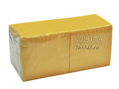 Столовый салфетки, желтые, 33х33 см