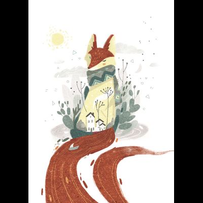 D0537 Солнечный лис