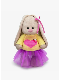 Игрушка Зайка Ми в свитере с сердцем 32  см