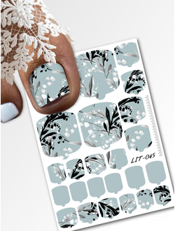 Мини пленки для педикюра LIT-045