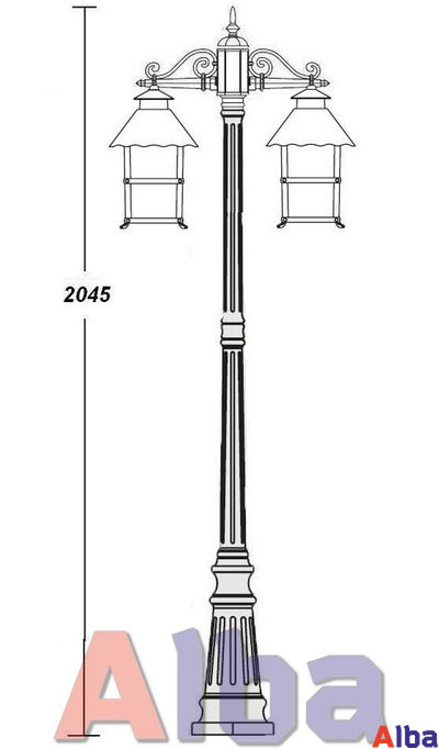 Caior 2 81408 A Парковый светильник