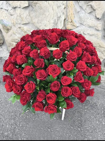 Корзина из 101 розы Голландия