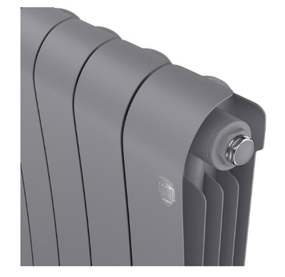 Радиатор биметаллический Royal Thermo Infinity 500/6 Silver Satin (1032 Вт., серый)