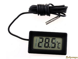 Термометр электронный  NGY c датчиком квадратный -50/+110 С