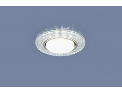 Светильник встраиваемый Elektrostandard GX53 3030 CL подсветка 4K прозрачный 135(82)x11(29) a035177